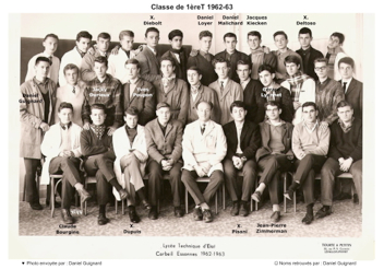 Noms 1ereT 1962-63 D-Guignard