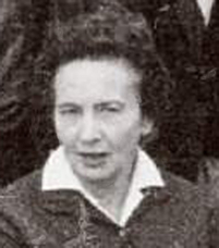 Miss Brébion, prof d'Anglais, 1964